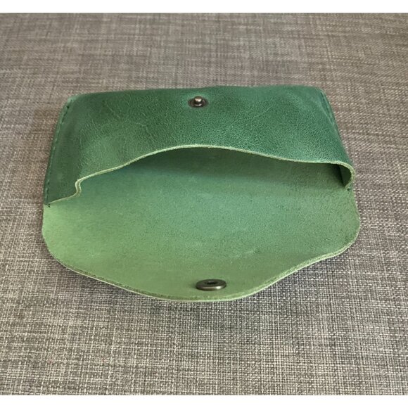 Portland Leather sunglass case in Cowboy Mint - Picture 2 of 4